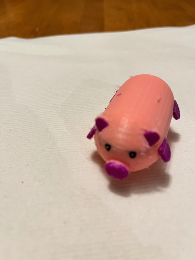 piggy by maureennemetski toys & games outdoor toy figurine pig 3d print model - Mito3D