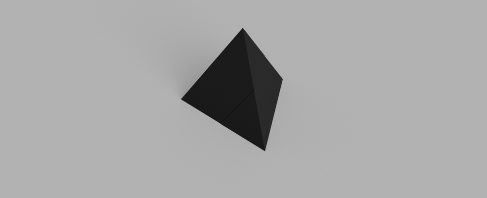triângulo pirâmide enigma by tecnologia tartaruga criações brinquedos jogos quebra cabeças easytoprint impressão fácil purga rubor 3d print model - Mito3D
