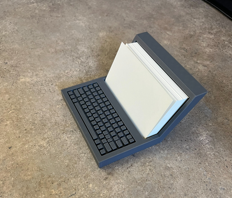 dizüstü bilgisayar iş kart kulp destek by tiberius teknoloji ev halkı ofis kartvizit sahibi aksesuarlar dekor 39 sıra gereçler aksesuarları aksesuar 3d print model - Mito3D