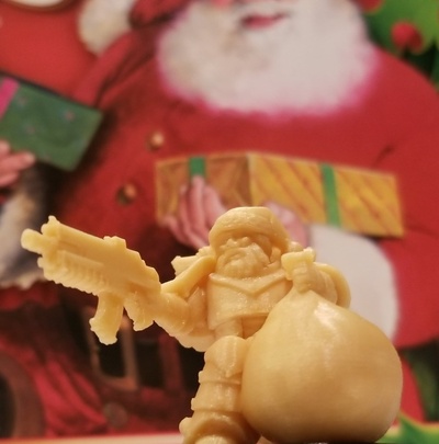 heilige nikolaus inquisitor by kk3d miniaturen 30k 40k weihnachten fröhliche santa weihnachtsmann kriegshammer warhammer30k warhammer40k nick 3d print model - Mito3D