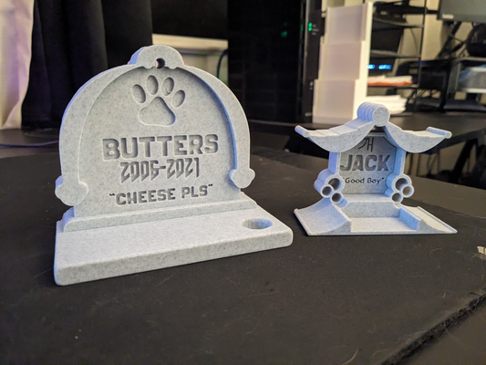 boş mezar taşları by naklsonovankl ev halkı dekor taşı cadılar bayramı 2023 mezarlık tatil ürpertici özel evcil hayvanlar süs mermer 3d print model - Mito3D