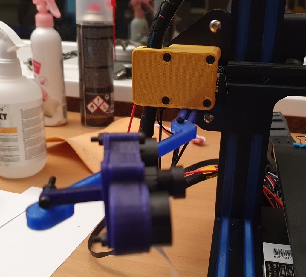 kaçak yolcu ahududu kamera destek ir ender 3 by l kek 3d yazıcı aksesuarlar şeytani ender3 3D print model - Mito3D