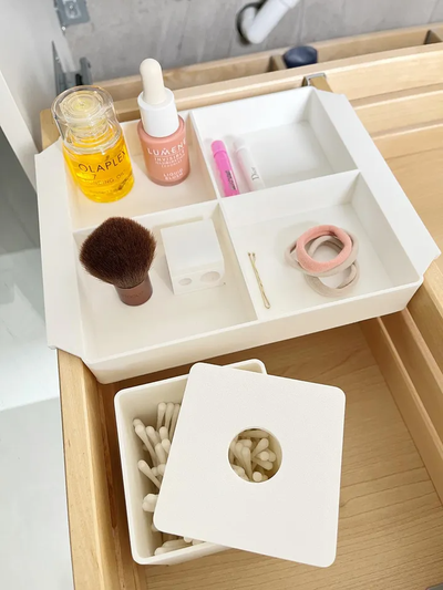 multiuso scatola coperchio by gparavano utensili organizzatori bagno organizzatore 3d print model - Mito3D