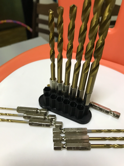 drill bits holder by amaritmay tools gadgets 3d print model - Mito3D