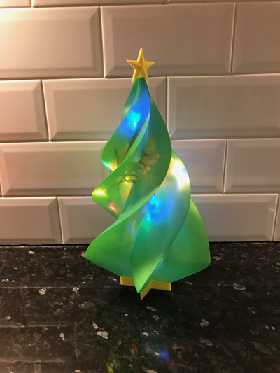 navidad estrella árbol by brithawkes casa festividades florero 3d print model - Mito3D