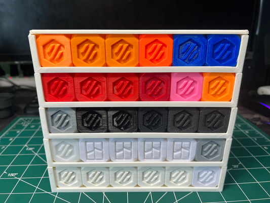 stackable cube shelf 30 mm printed bambu orca voron by jkkwht tools organizers oragnizer decor 3d print model - Mito3D