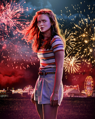 stranger hueforge max mayfield by maut3d art 2d strangerthings horror multicolor multi color ams sadie sink netflix scifi sci-fi thriller drama mystery 3d print model - Mito3D