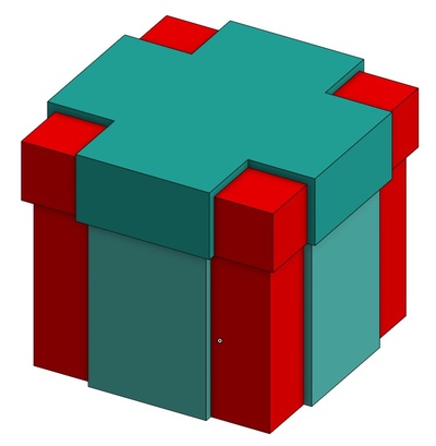 celebrativo regalo scatola by pmehndiratta1 domestico arredamento pacco 3d print model - Mito3D