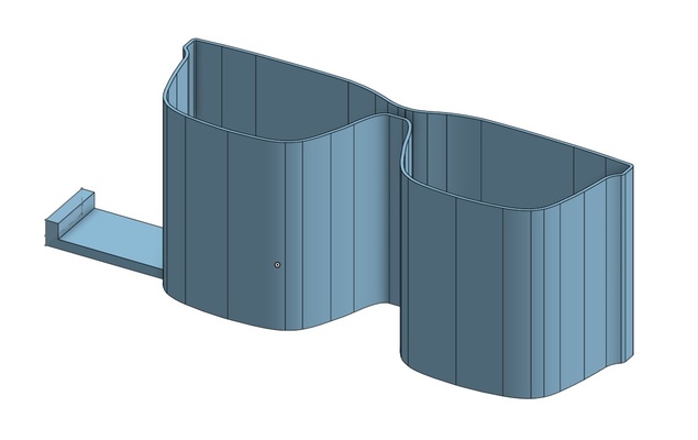 brille geformt halter unterstützung by pmehndiratta1 haushalt büro 3d print model - Mito3D