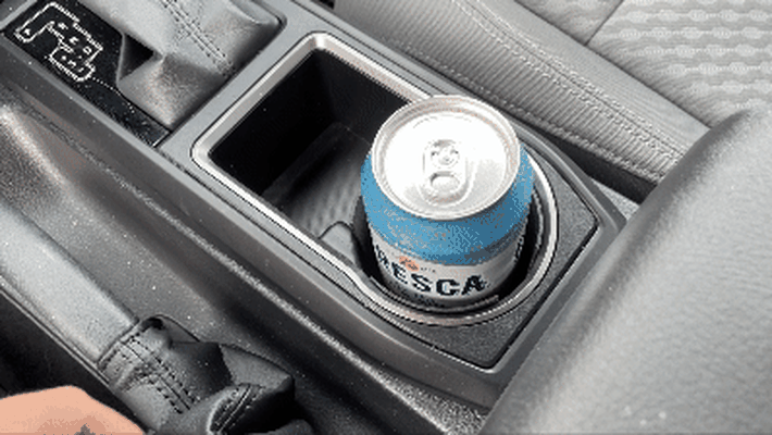 reversible cupholder insert slim cans by nathanwilliams415 tools gadgets redbull slimcan tacoma car automotive 3d print model - Mito3D