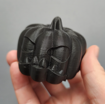 under-bite pumpkin by digitallyforgeddesigns art sculptures halloween funny spooky scary 3d print model - Mito3D