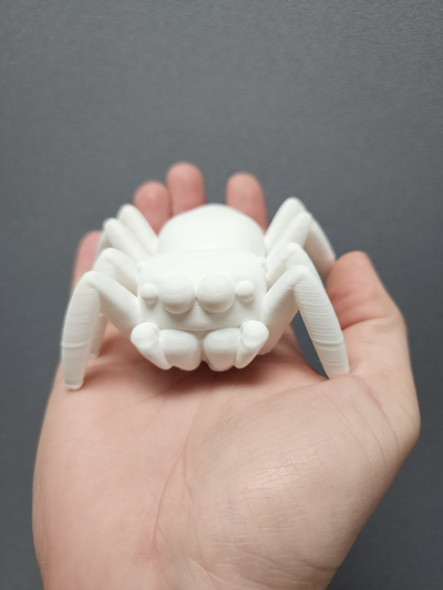 pulando aranha versão 1 by digitallyforgeddesigns arte esculturas diversão animais 3d print model - Mito3D