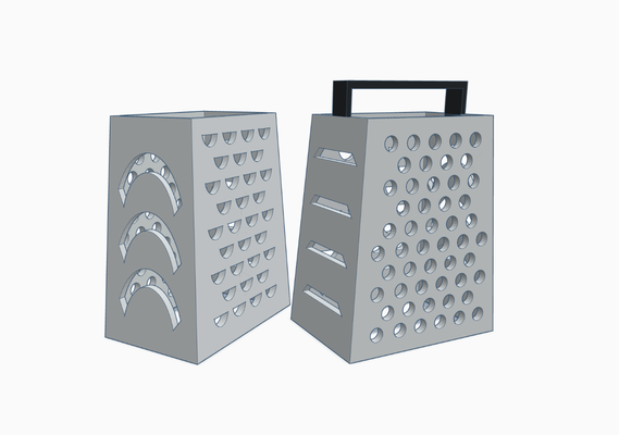 a toy box grater by thisnoise toys & games kitchen kids imitation toycars kitchentoy 3d print model - Mito3D