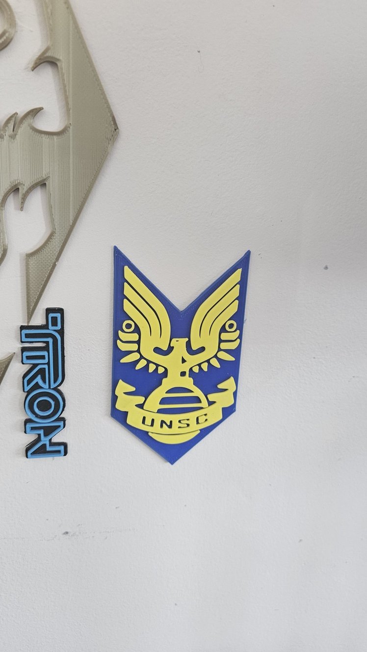 aureola usnc logo by ruido arte modelos juego azar 3D print model - Mito3D