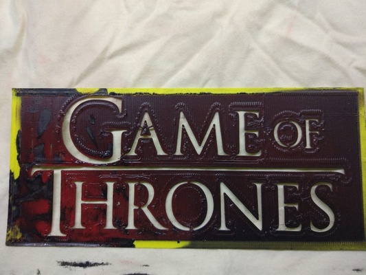 game of thrones logo stencil by asalas88 art signs & logos thingiverse 3d print model - Mito3D