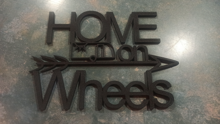 home on wheels caravan edition by macgyver hobby & diy sport outdoors camping logo 3d print model - Mito3D