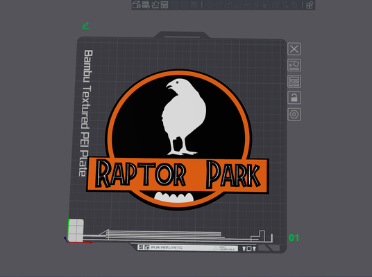 raptor park sign shared by justin yu household pets quail 3d print model - Mito3D