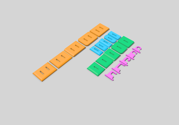 multi konfigurierbar haken system by filipmalm werkzeuge veranstalter montieren teller aufhänger 3d print model - Mito3D