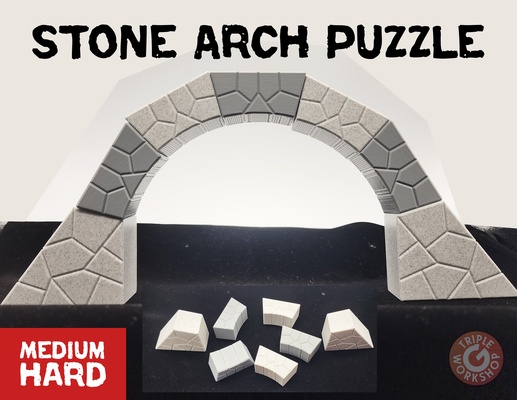stone arch puzzle blocks by triplegworkshop toys & games toy tool bridge game tabletop balance education educational school architecture building science hard medical physics block tunnel challenge scalable nosupport demonstration gravity puzzles physicsdemonstration tough handeyecoordination 3d print model - Mito3D