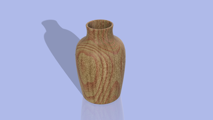 artisan vase by buckler-bronze household decor no supports 3d print model - Mito3D