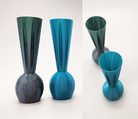 nabo espiral vaso alto poli by workshop triplo arte esculturas decoração plantar flor jardim vasemodo flores decorativo rabanete vasemodeprinting 3d print model - Mito3D