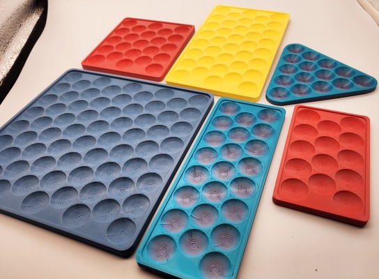 scalable sorting trays x 6 by triplegworkshop tools organizers cup organizer nut bag nuts order tray screw sort pocket organization bolt paint parts painting hole bushing washer golfball pit sizes dimple sortingtray individual dent pockets assorted 3d print model - Mito3D