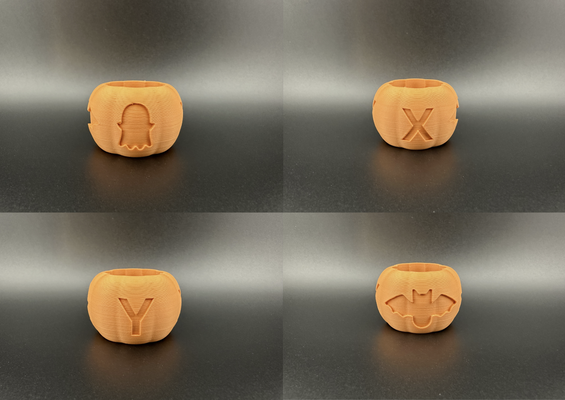 calibration pumpkin by 3dpodesigns 3d printer test models halloween 3d print model - Mito3D