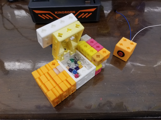 caixa impressão modular printablok compatível caixas by joealarson brinquedos jogos construção articulado organizador 3d print model - Mito3D