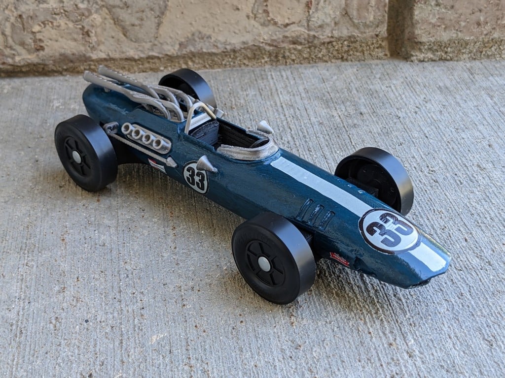 1966 aigle mk1 pinède derby voiture coquille by troyer loisir diy véhicules formula1 formula1racecar formule pinewoodderbycar 3D print model - Mito3D