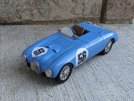 1952 gordini 23s roadster pinède derby voiture coquille by troyer loisir diy véhicules pinewoodderbycar 3d print model - Mito3D