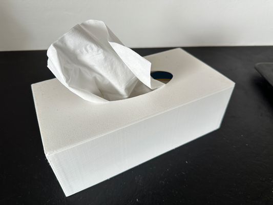 simple kleenex box by glerup household house models 3d print model - Mito3D