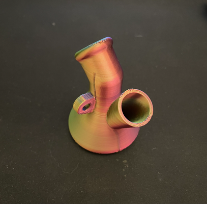 mini bong keychain v1 by toxin labs tools gadgets decoration functional smoke miniature stoner 3d print model - Mito3D