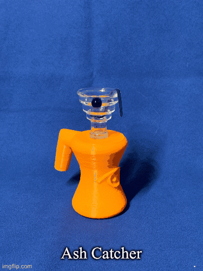 ash catcher 14mm by toxin labs tools medical smoking pipe weed marijuana bong stoner 3d print model - Mito3D