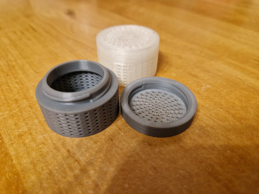 pequeno sílica recipiente by j rg ehrhardt 3d impressora acessórios gel seco caixa 3d print model - Mito3D