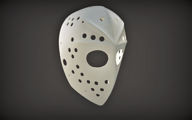 vintage hockey goalie mask by magnussodling hobby & diy sport outdoors mask 3d print model - Mito3D