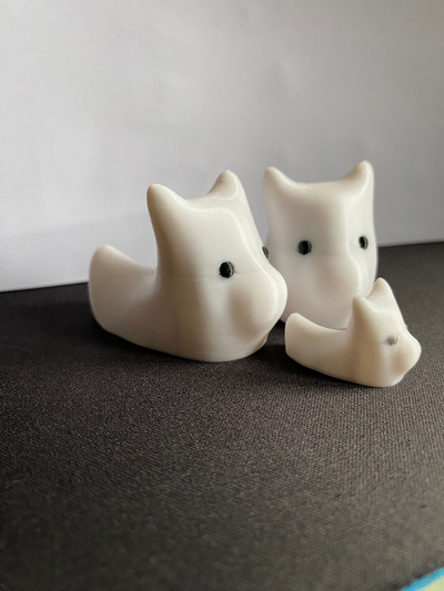 klein komisch hund by maut3d miniaturen tiere miniatur anzeige unterstützung tier liebhaber einfach haustier 3d print model - Mito3D