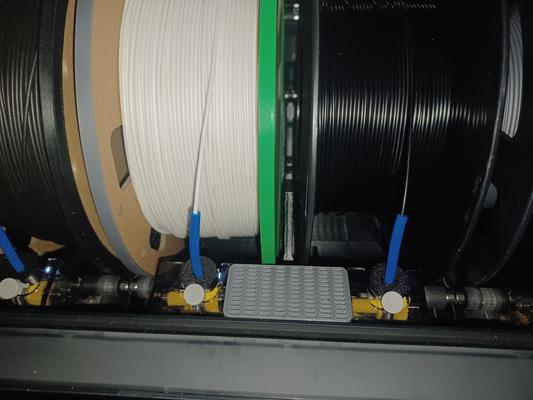ams ptfe feeder cap remixed by brendanmbone 3d printer parts funnel filament capricorn 3d print model - Mito3D