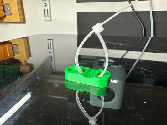 zip kravat değişken çap kablo binmek by pojekt laboratuar hobi kendin yap elektronik vidalamak ziptie çapa kulp destek 3d print model - Mito3D