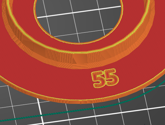 etiquetado centrando discos remixado by kevman 3d impressora acessórios porta carretel filamento 3d print model - Mito3D
