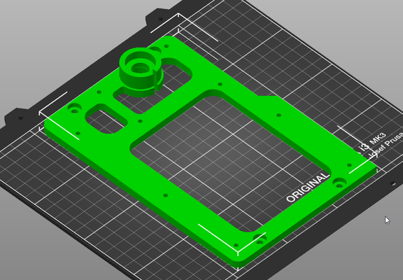parafuso buracos to base remixado by kevman 3d impressora acessórios 3d print model - Mito3D