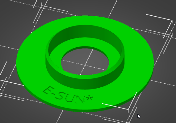 e-sun spool disk remix remixed by kevman 3d printer accessories esun bambulab 3d print model - Mito3D
