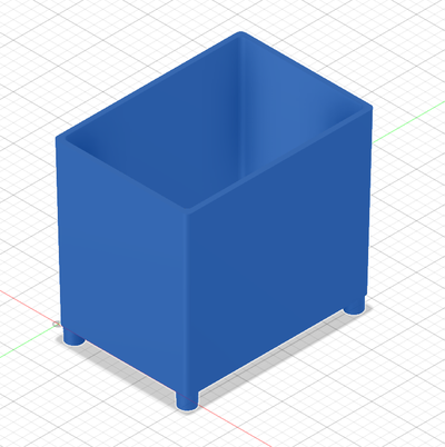 puerto carga medio partes caso funda reemplazo pequeña compartimiento by distéfano herramientas organizadores organizador 3d print model - Mito3D