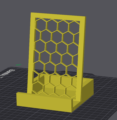honneycomb teléfono soporte almacenamiento by iulian3d 3d impresora accesorios miel peine 3d print model - Mito3D