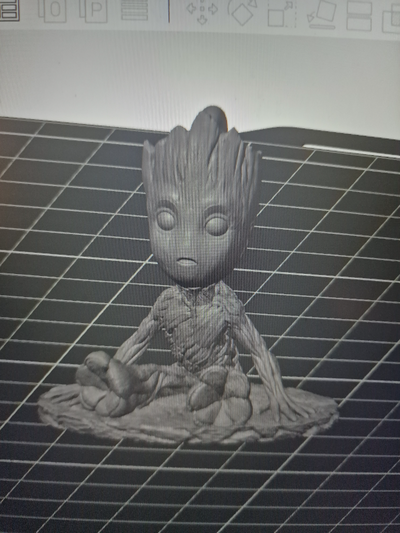 groot chaveiro by deebow1985 arte modelos chave 3d print model - Mito3D