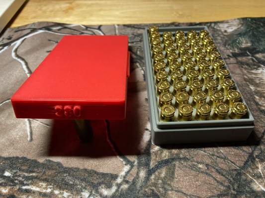 380acp munizioni scatola by iniziare effetto passatempo fai sport all'aperto astuccio guaina 380 round 3d print model - Mito3D