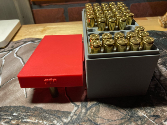 270 ammo box by kickin hobby & diy sport outdoors ammunition case rounds 50 3d print model - Mito3D