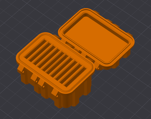 rugged box case no screws sd cards remix remixed by jchuck tools organizers 3d print model - Mito3D