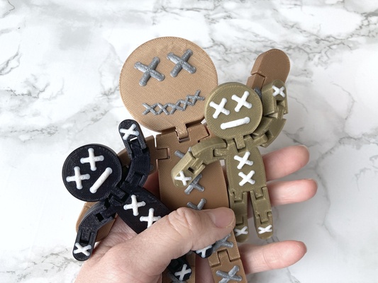 cosido articulado muñeca by penolopybulnick juguetes juegos impresión tinkercad instructables víspera santos juguete 3d print model - Mito3D