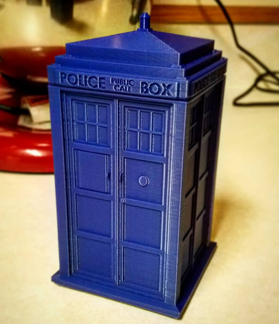 doctor who tardis box by vanadium14 household decor dr police 3d print model - Mito3D