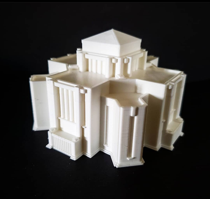 cardston alberta temple by vanadium14 household decor lds canada 3d print model - Mito3D